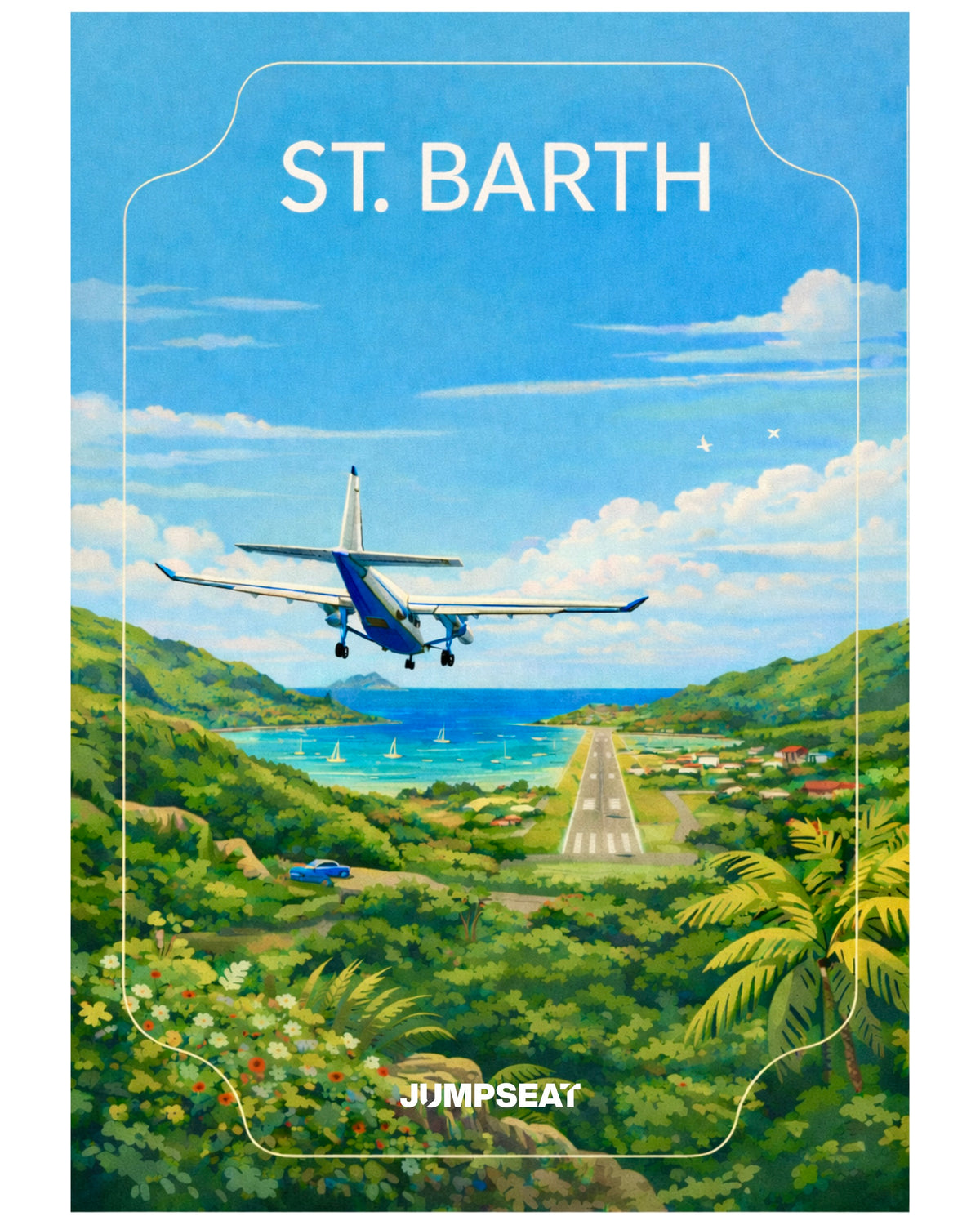 St. Barth - Sticker